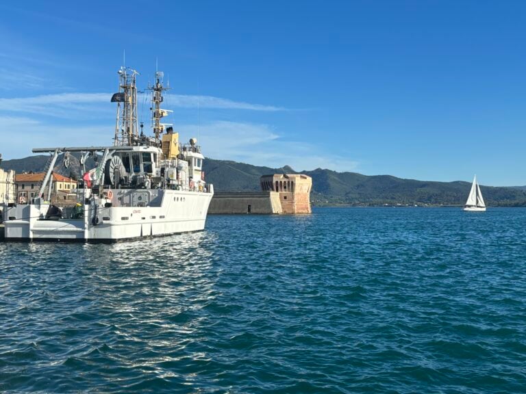 CRV Leonardo docked in La Spezia
