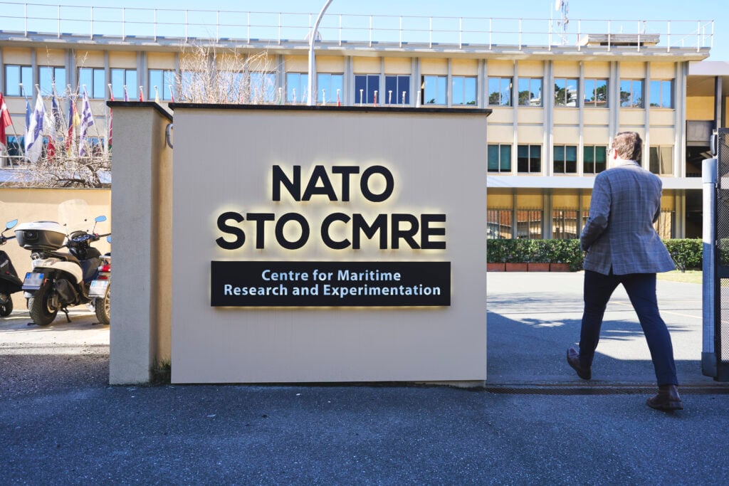 Entrance to the Centre for Maritime Research and Experimentation.