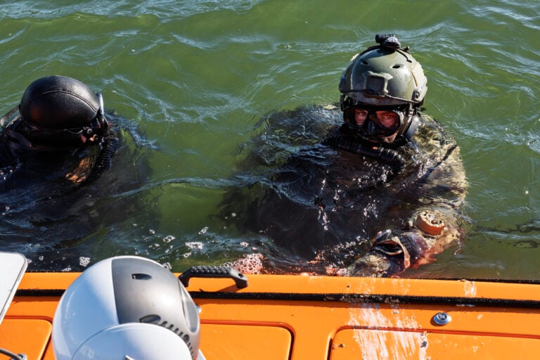 Special Operations Forces divers trying to avoid detection, BOMA 2025