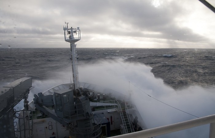NRV Alliance at sea